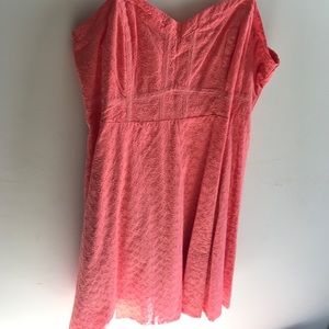 NWT Torrid Summer Coral/Pink Dress Size 16